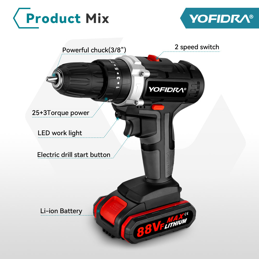 Cordless Drill Machine Powerful Cordless Screwdriver Buy IRON KING