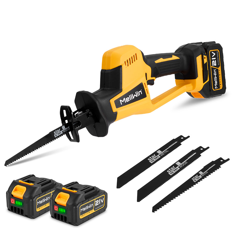 YOFIDRA 15mm Brushless Cordless Reciprocating Saw - Compatible with Makita 18V Battery