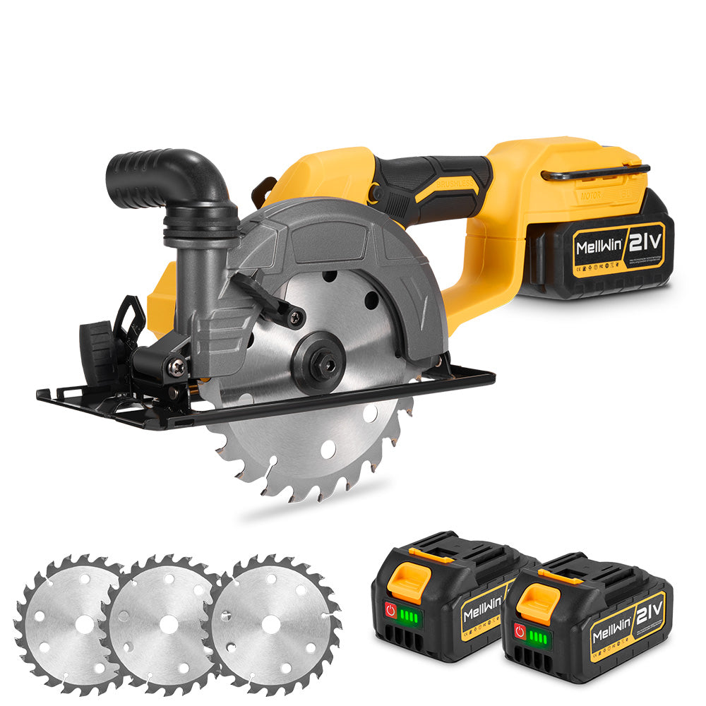 YOFIDRA 6 Inch 150mm Brushless Cordless Circular Saw Compatible with Makita 18-21V Battery