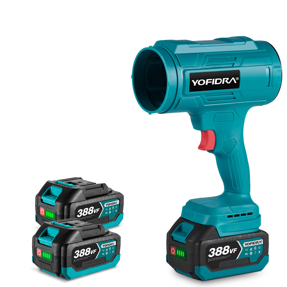 YOFIDRA 18V Turbo Jet Handheld Blower & Dryer - Compatible with Makita 18V Batteries