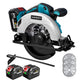 YOFIDRA 180mm Brushless Electric Circular Saw - Compatible with Makita 18V Batteries