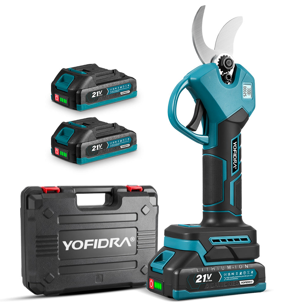 Tijeras de podar eléctricas sin escobillas YOFIDRA de 30 mm, recargables, compatibles con baterías Makita de 18 V