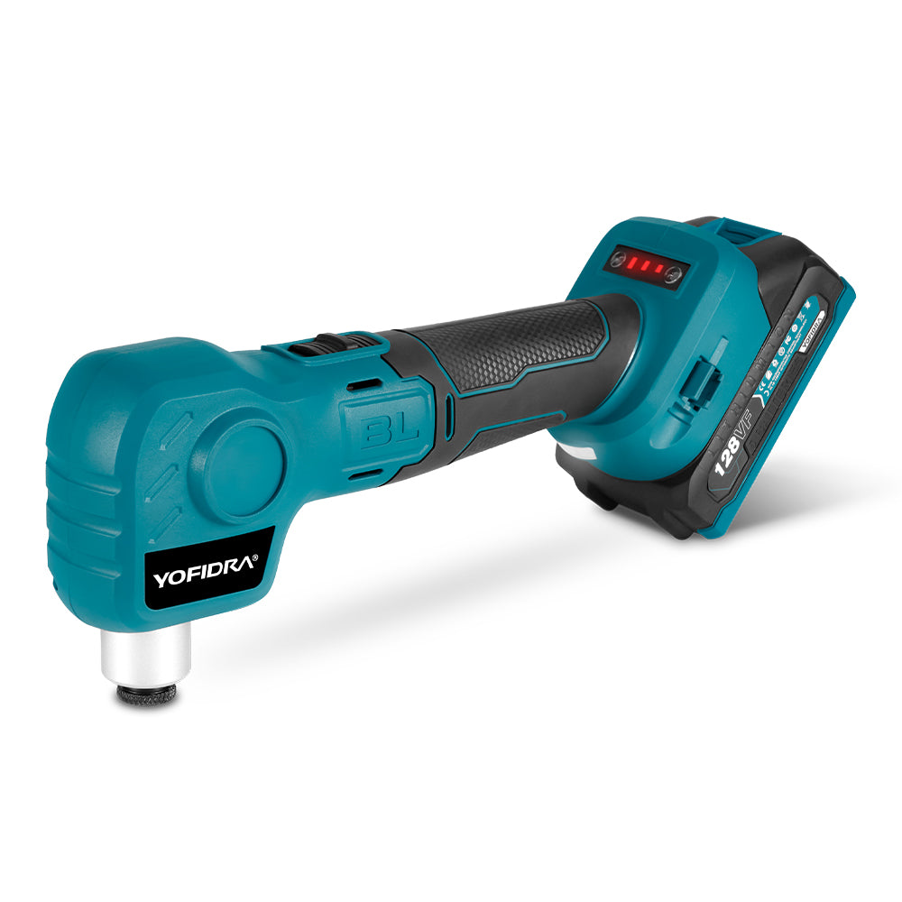 YOFIDRA 20V Brushless Auto Hammer Screwdriver 3 Gears Multifunctional - Compatible with Makita 18V Batteries