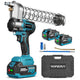 YOFIDRA 2-Speed Brushless Cordless Grease Gun Kit with LED - Compatible with Makita 18V Battery