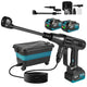 YOFIDRA 18Bar Brushless High Pressure Water Gun for Car and Garden Cleaning - Compatible with Makita 18V Batteries