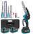YOFIDRA 6" & 8" Cordless Brushless Chainsaw Kit Compatible with Makita 18V Battery