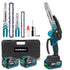 YOFIDRA 6" & 8" Cordless Brushless Chainsaw Kit Compatible with Makita 18V Battery