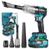YOFIDRA Brushless 2-in-1 Cordless High-Speed Turbo Blower & Vacuum - Compatible with Makita 18-21V Battery