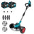 YOFIDRA 9" Cordless Brushless Grass Trimmer & Cutter Kit – LED Display, Emergency Stop, Telescopic Folding Shaft