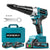 YOFIDRA Remachadora Inalámbrica Sin Escobillas de 3.2-4.8mm con Alta Fuerza de Tracción para Batería Makita de 18V