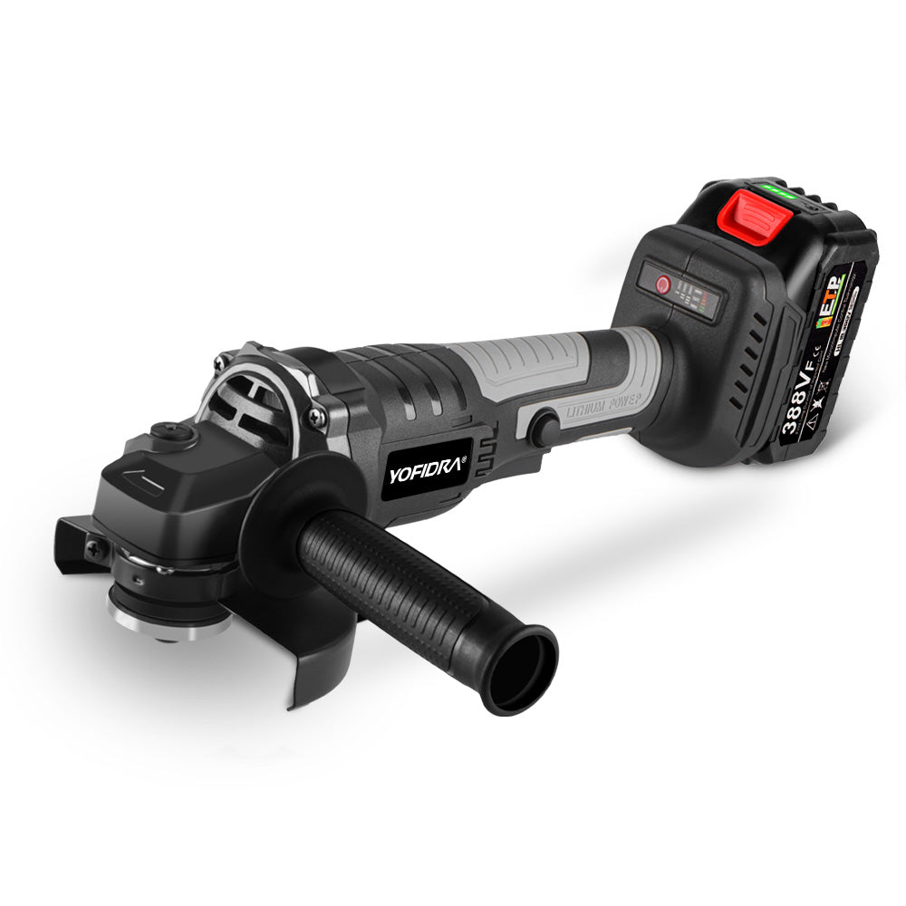 YOFIDRA 125mm M14 Brushless Angle Grinder - Compatible with Makita 18V Batteries