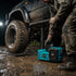 YOFIDRA 12V 5-Ton Digital Hydraulic Jack Kit with Tire Inflator & Impact Wrench, 480N·m