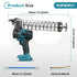 YOFIDRA 2-Speed Brushless Cordless Grease Gun Kit with LED - Compatible with Makita 18V Battery