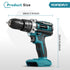 YOFIDRA 25+3 Torque 3-in-1 Cordless Drill Driver Set (32/53 Pcs) - Compatible with Makita 18V Battery