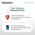 YOFIDRA Digital High-Pressure Car Air Compressor with Display- Compatible with Makita 18V Batteries