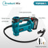 YOFIDRA Digital High-Pressure Car Air Compressor with Display- Compatible with Makita 18V Batteries