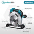 YOFIDRA 180mm Brushless Electric Circular Saw - Compatible with Makita 18V Batteries
