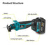 YOFIDRA 3.15~6.35mm Brushless Cordless Hole Cutter - Compatible with Makita 18V Batteries