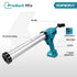 YOFIDRA 21V Cordless Caulking Gun, 600kg High-Thrust Sealant Gun with 7-Speed Control, Cruise Control & 31-Piece Nozzle Kit