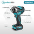YOFIDRA 1/2" 600N·m Brushless Impact Wrench (Hollow Shaft) – Compatible with Makita 18V Battery