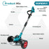 YOFIDRA 9" Cordless Brushless Grass Trimmer & Cutter Kit – LED Display, Emergency Stop, Telescopic Folding Shaft