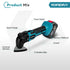 YOFIDRA Cordless Oscillating Multi-Tool Level 6 Vibration Compatible with Makita 18V Battery