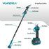 YOFIDRA Brushless Telescoping Pole Electric Chainsaw Scissors 3 IN 1 Garden Tree Pruning Power Tool For Makita 18V Battery