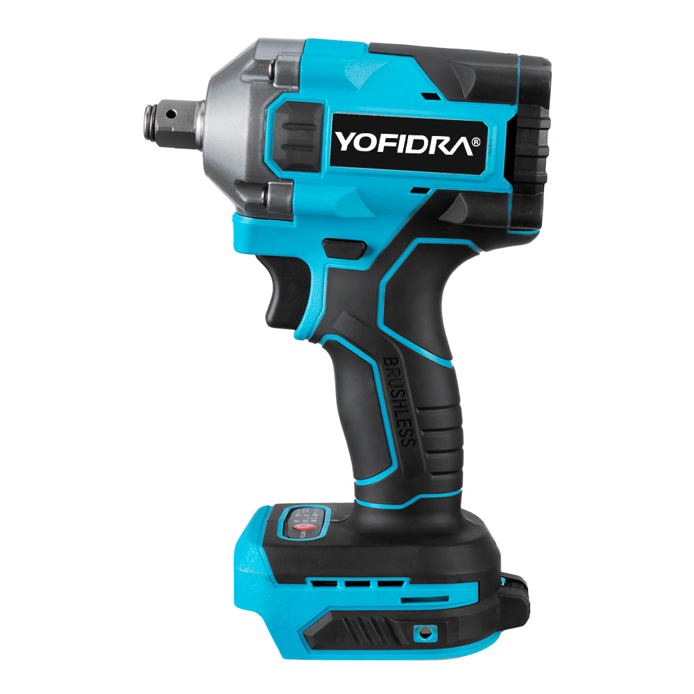 YOFIDRA 1/2" 1000N·m Brushless Impact Wrench - Compatible with Makita 18V Batteries