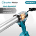 YOFIDRA 21V Cordless Caulking Gun, 600kg High-Thrust Sealant Gun with 7-Speed Control, Cruise Control & 31-Piece Nozzle Kit