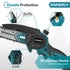 YOFIDRA 6" Cordless Mini Chainsaw Kit – Extra Chain Included, Smart Temperature Control, LED Power Display