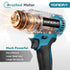 YOFIDRA Cordless Digital Heat Gun, 60–540°C Variable Temperature, 5-Speed Airflow & LCD Display with 3 Nozzles