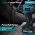 YOFIDRA Cordless Digital Tire Inflator – High-Pressure Air Pump for Makita 18V Battery