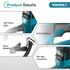 YOFIDRA Digital High-Pressure Car Air Compressor with Display- Compatible with Makita 18V Batteries