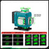 YOFIDRA 4D Green Laser Level: 16-Line, APP Remote, Multi-Angle Measurement