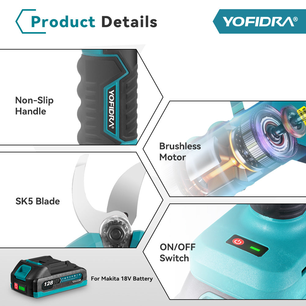 Yofidra Akku-Farbmörtelrührer – 900W Brushless, Produktbild-Vorschau 5