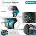 YOFIDRA Brushless 2-in-1 Cordless High-Speed Turbo Blower & Vacuum - Compatible with Makita 18-21V Battery