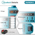 YOFIDRA 150W Portable Power Inverter with LED Light & Handle, Compatible with Makita 18V Battery