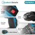 Yofidra 13mm 130N·m Brushless Impact Drill Set - Compatible with Makita 18V Battery