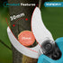 YOFIDRA 30mm 2-Speed Brushless Digital Pruning Shears - Compatible with Makita 18V Battery