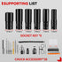 YOFIDRA 44-Piece Wrench Accessory Set for 1/2" Square Drive Wrenches