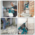 YOFIDRA 26mm Cordless Brushless Rotary Hammer Compatible with Makita 18V Battery