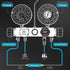 YOFIDRA HVAC Refrigerant Manifold Gauge Set for Automotive, Home & Commercial AC Systems