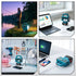 YOFIDRA 150W Portable Power Inverter with LED Light & Handle, Compatible with Makita 18V Battery