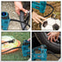YOFIDRA Digital High-Pressure Car Air Compressor with Display- Compatible with Makita 18V Batteries
