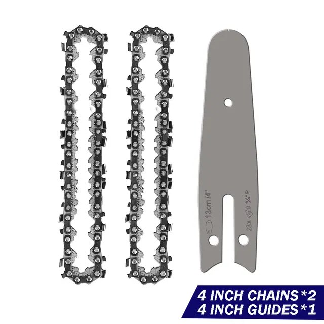 YOFIDRA Premium 4/6 Inch Electric Chainsaw Chain & Guide Set