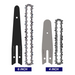 YOFIDRA 4/6 Inch Electric Chainsaw Chain and Guide Set