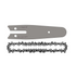 YOFIDRA 4/6 Inch Electric Chainsaw Chain and Guide Set