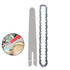YOFIDRA 8 Inch Chainsaw Chain & Guide Set - Logging & Pruning