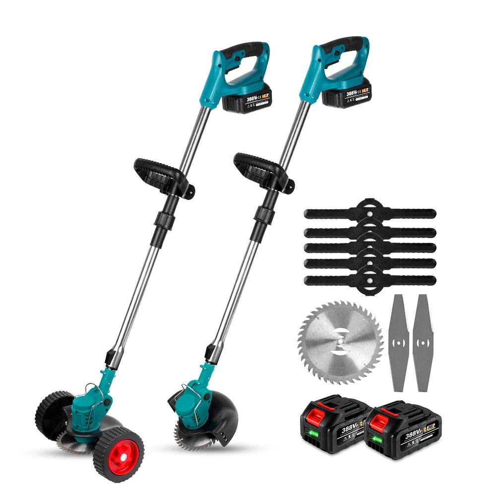 YOFIDRA Adjustable Cordless Electric Lawn Mower & Shrub Pruner- Compatible with Makita 18V Batteries