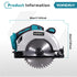 YOFIDRA 180mm Brushless Electric Circular Saw - Compatible with Makita 18V Batteries